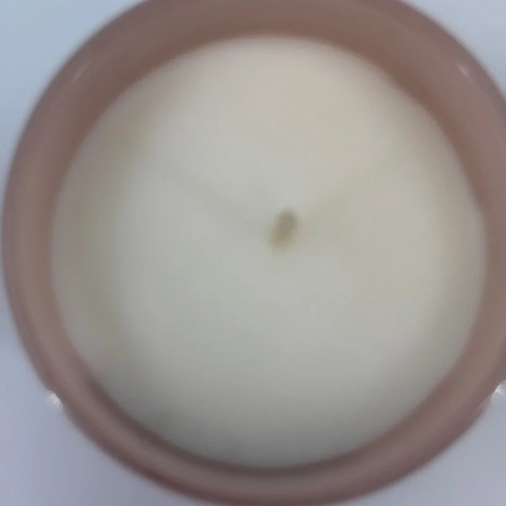 West Coast Candle Co Leather & Sandalwood Candle 9oz Pink Vegan Soy Wax Blend